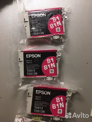 Картриджи epson 81n