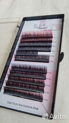 Ресницы для наращивания цветные