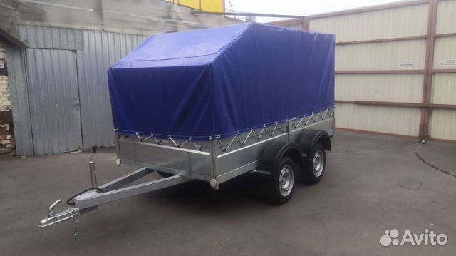 Двухосный 3,01,57 с тентом 1,1 м и опорным