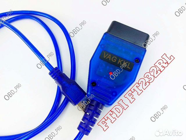 VAG COM 409 1 KKL OBD диагностический кабель