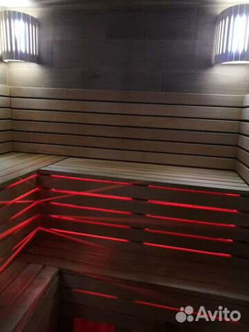 Русская баня на дровах с бассейном, мангалом