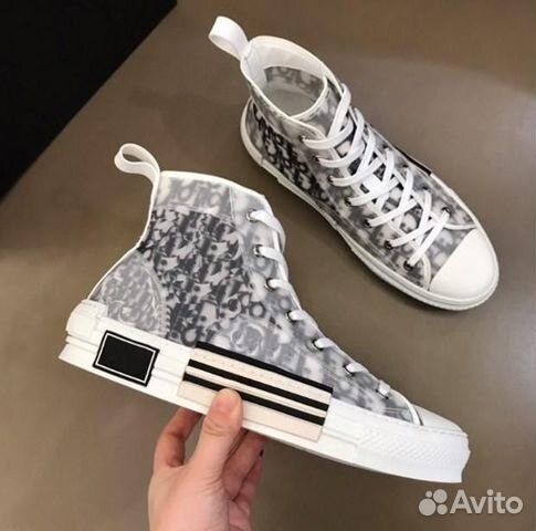 Кроссовки Dior B23 High Top Monogram Oblique