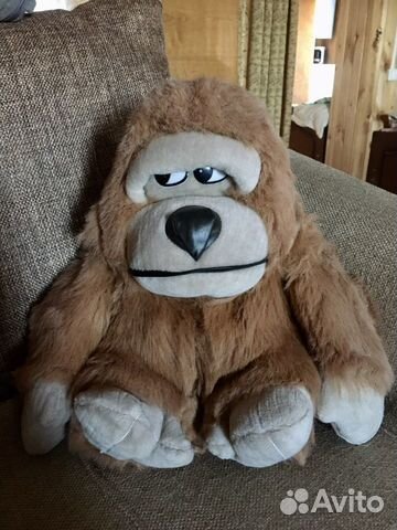 Игрушка мягкая горилла обезьяна
