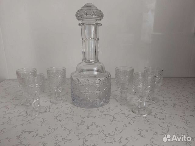 Графин хрустальный СССР и 6 рюмок