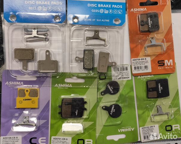 Тормозные колодки вело