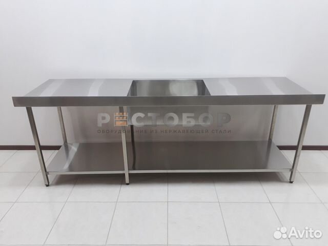 Ванны моечные, столы, полки, стеллажи нержавейка