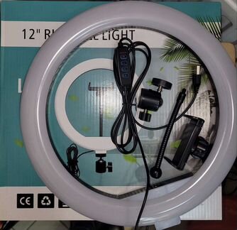 Кольцевая лампа 30 см (сэлфи лампа)