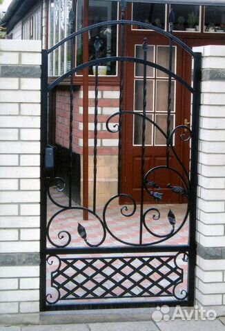 Кованая калитка на участок