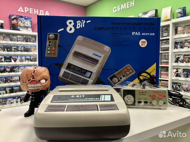 Игровая приставка 8 bit steepler 300-in-1