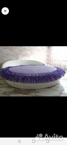 Покрывало на круглую кровать