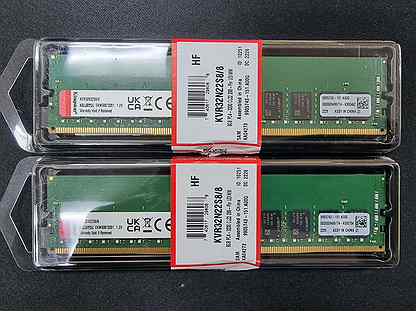 Озу DDR4 16Gb (2x8Gb) 3200 Kingston