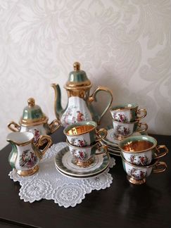 Кофейные пары, сахарница, молочник