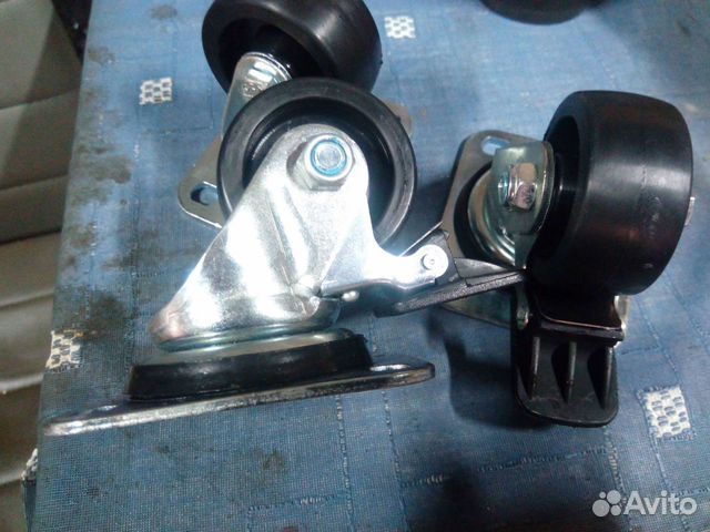 Колесики для тележки 50мм, стеллажа, стола, шкафа