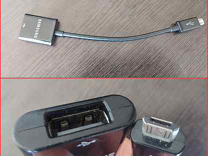 Адаптер OTG microUSB - USB 2.0