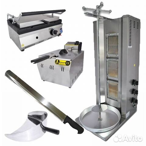 Грили для Шаурмы. Фритюрницы. Жарочные поверхности
