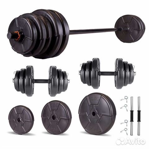 Спортивный набор для фитнеса Dumbbells 50 kg