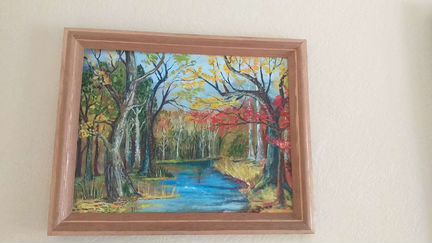 Картина маслом на холсте пейзаж