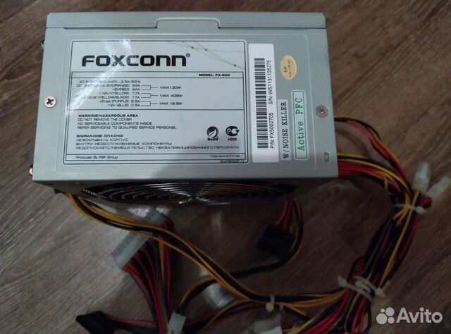 Блок питания foxconn fx 500a схема