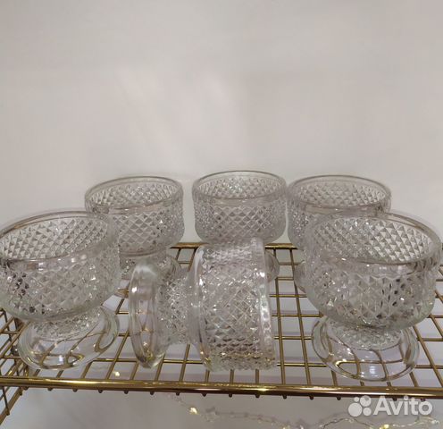 Креманки Sklo Чехословакия СССР