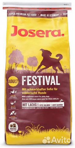 Корм для собак Josera Festival,15кг