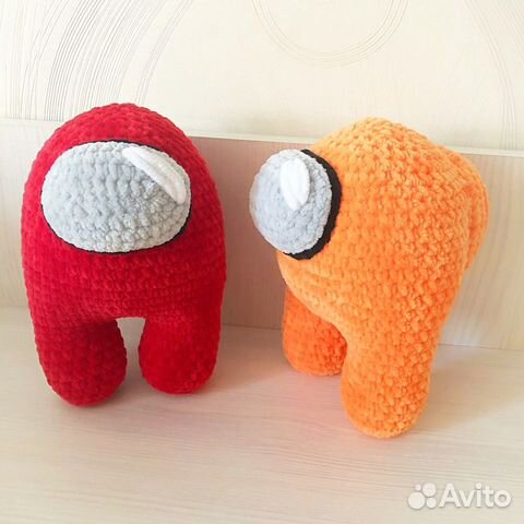 Вязаные игрушки Amongus