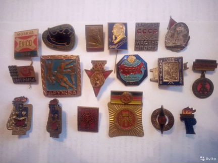 Знаки разные, тяжелый металл, горячая эмаль