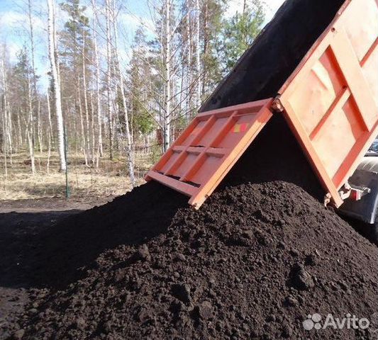 Чернозем земля черная лесная 25 тонн доставка