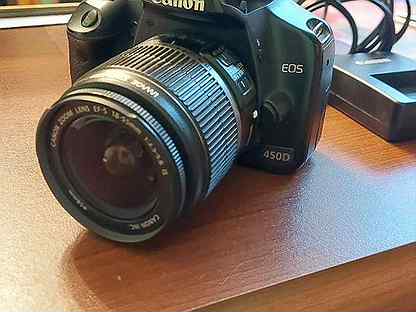 Зеркальный фотоаппарат Canon 450d + Карта 8 Гб