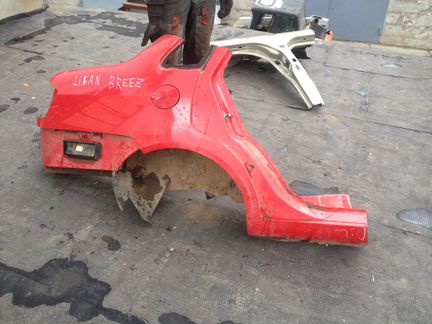 Крыло заднее правое Lifan Breez