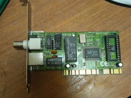 Сетевая Коаксиал+ ethernet.Экзотика для коллекции