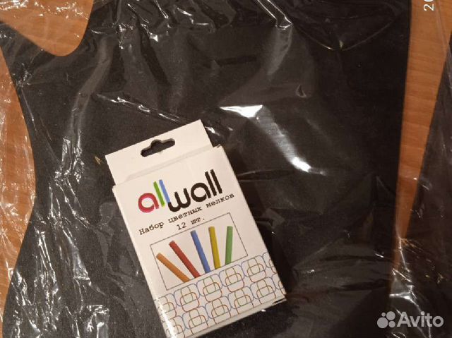 Доска для записей, меловая, самоклеющаяся