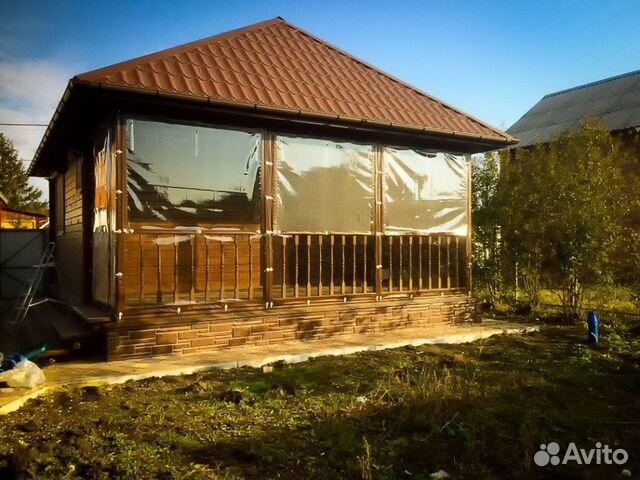 Мягкие пвх окна на беседку