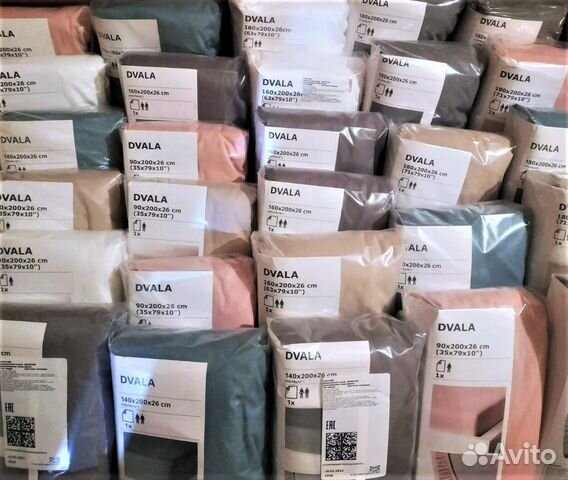 Икеа Простыня на резинке 80, 90, 140, 160, 180