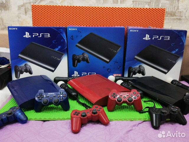 Sony PS3 (500GB) Super Slim Прошитая + 69 Игр