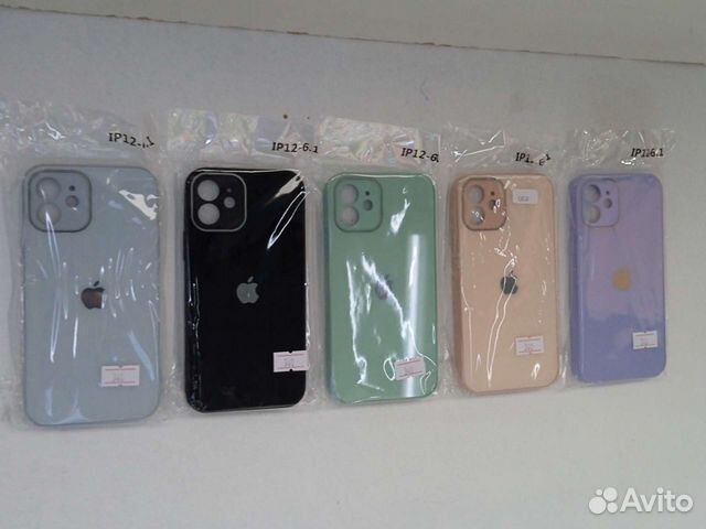 Чехлы для iPhone 12 Стеклянные
