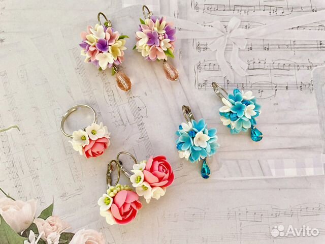 Серьги ручной работы