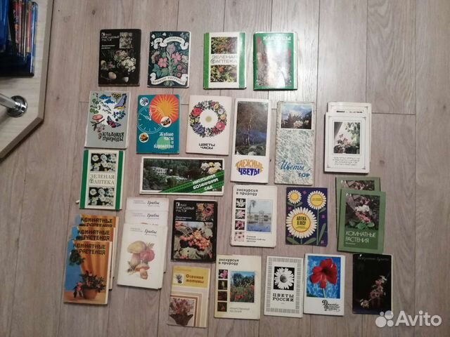 Лекарственные растения,грибы -наборы открыток