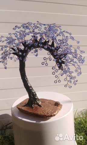 Деревья из бисера