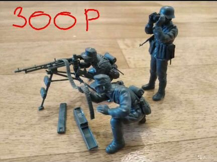 Наборы немецких пулеметчиков в масштабе 1:35