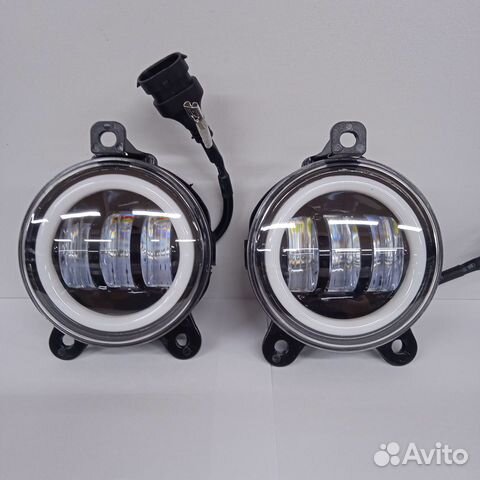 LED противотуманки Приора-1, ГАЗель, с дхо
