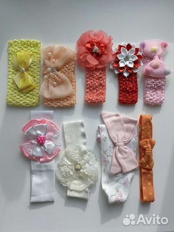 Повязочки на голову для девочки