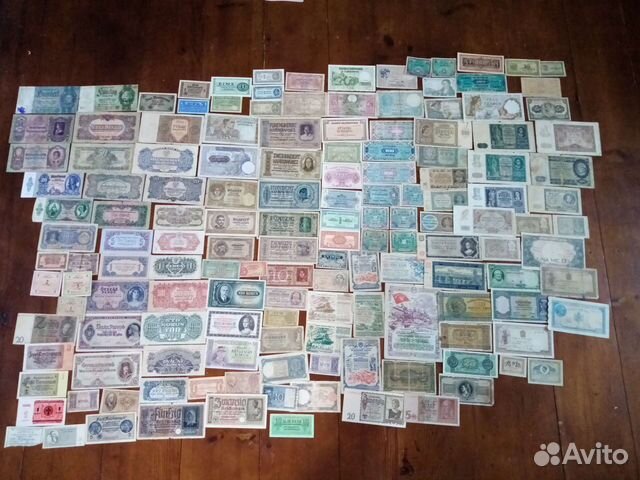 Коллекция банкнот, второй мировой войны