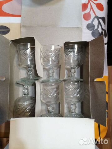Хрустальный набор рюмок