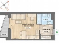 Квартира-студия, 32,2 м², 7/26 эт.