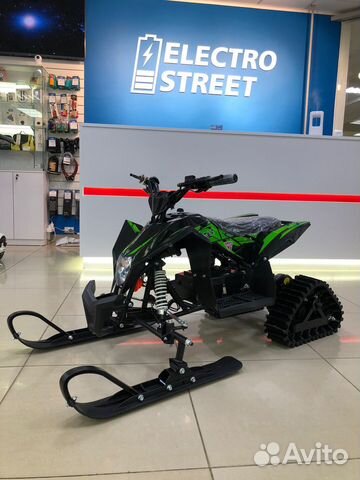 Электроснегоход Gekkon 1300W колеса в комплекте