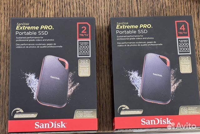 Внешний SSD SanDisk Extreme PRO Portable V2 2Tb