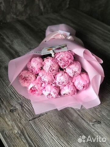 Пионы букет