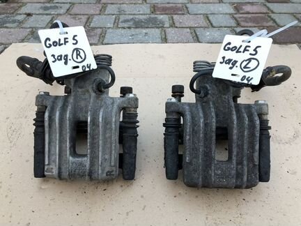 Суппорта задние на VW Golf 5