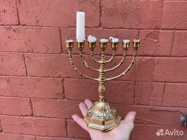Менора латунь подсвечник купить в Санкт-Петербурге | Хобби и отдых | Авито
