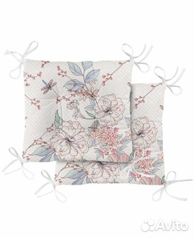 Подушки на стулья 2 шт., наволочка